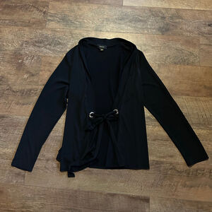 Women's Espresso Black Cardigan Size M